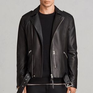 Allsaints khalo Leather Biker Jacket